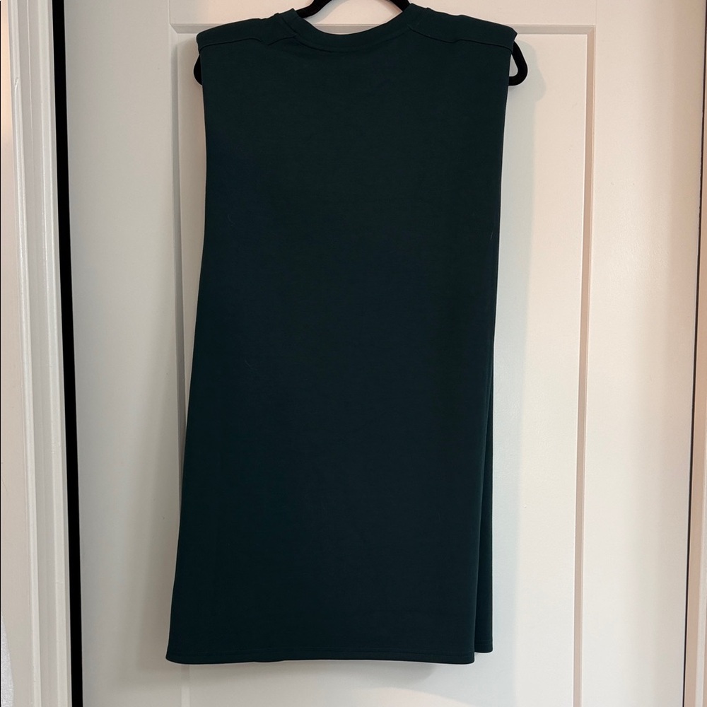 SSYS Dark Teal Shoulder Pad Dress - Picture 6 of 7